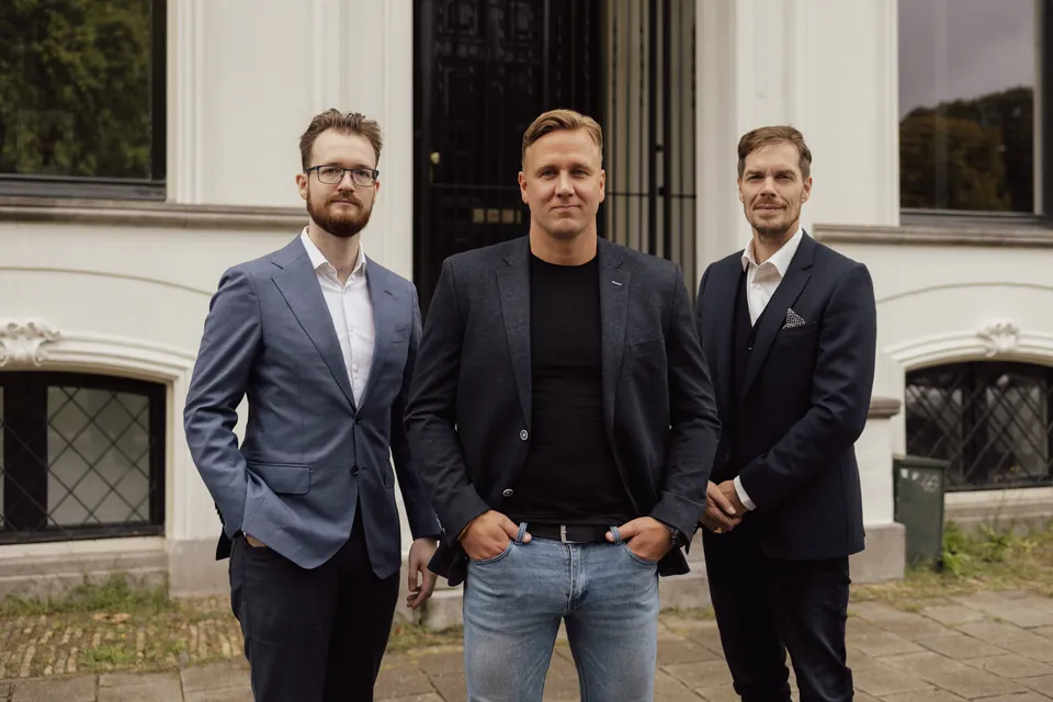 The Mint team: Niels Loozekoot, Martijn de Vogel, and Michiel van Eeden